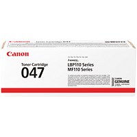 Canon 047 Toner Cartridge Black 2164C002