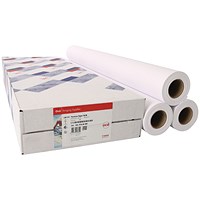 Canon Premium Paper Rolls, 610mm x 45m, White, 90gsm, Pack of 3 Rolls