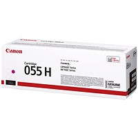 Canon 055H Toner Cartridge High Yield Magenta 3018C002