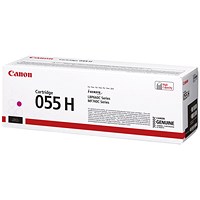 Canon 055H Toner Cartridge High Yield Magenta 3018C002 Canon 055H Toner Cartridge High Yield Magenta 3018C002