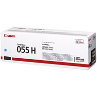 Canon 055H Toner Cartridge High Yield Cyan 3019C002