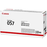 Canon 057 Toner Cartridge Black 3009C002 Canon 057 Toner Cartridge Black 3009C002