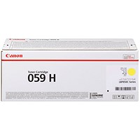 Canon 059H Toner Cartridge High Yield Yellow 3624C001
