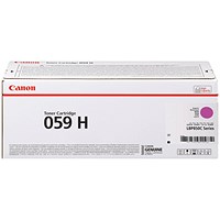 Canon 059H Toner Cartridge High Yield Magenta 3625C001 Canon 059H Toner Cartridge High Yield Magenta 3625C001