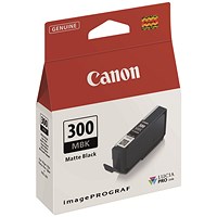 Canon PFI-300MBK Inkjet Cartridge Matte Black 4192C001
