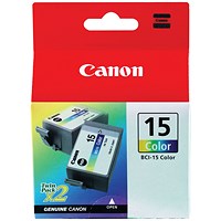 Canon BCI-15C Inkjet Colour Cartridge 8191A002