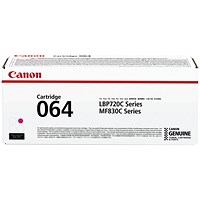 Canon 064 Toner Cartridge Magenta 4933C001