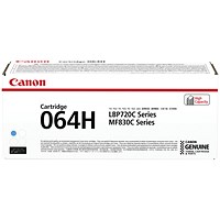 Canon 064H Toner Cartridge High Yield Cyan 4936C001