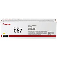 Canon 067Y Toner Cartridge Yellow 5099C002