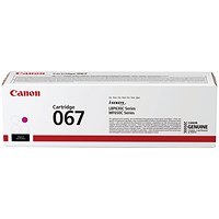 Canon 067M Toner Cartridge Magenta 5100C002