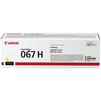 Canon 067H Toner Cartridge High Yield Yellow 5103C002
