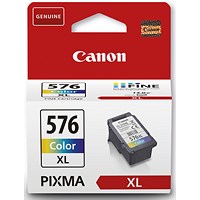 Canon CL-576XL Ink Cartridge High Yield CMY Colour 5441C001