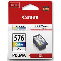 Canon CL-576XL Inkjet Cartridge High Yield Tri-Colour Cyan/Magenta/Yellow 5441C001