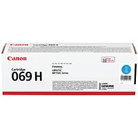 Canon 069H Toner Cartridge High Yield Cyan 5097C002