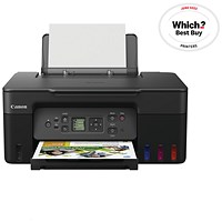 Canon Pixma G3570 A4 Wireless Multifunction Colour Inkjet Printer, Black