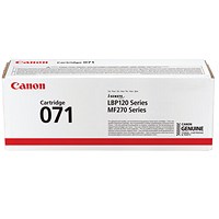 Canon 071 Toner Cartridge, Black Canon 071 Toner Cartridge, Black