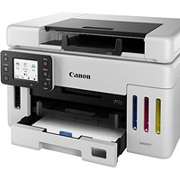 Canon Maxify GX6550 A4 Wireless Multifunction Colour Inkjet Printer, White
