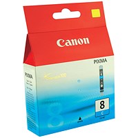 Canon CLI-8 Cyan Inkjet Cartridge Canon CLI-8 Cyan Inkjet Cartridge