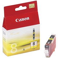 Canon CLI-8 Yellow Inkjet Cartridge Canon CLI-8 Yellow Inkjet Cartridge
