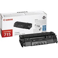 Canon 715 Black Toner Cartridge 1975B002 Canon 715 Black Toner Cartridge 1975B002