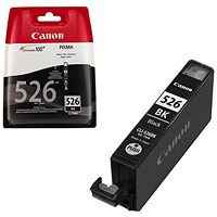 Canon CLI-526 Black Ink Cartridge Blistered With Security 4540B006
