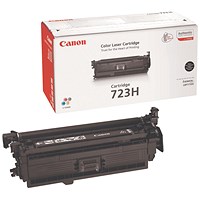 Canon 723H Black High Yield Toner Cartridge 2645B002