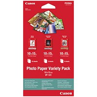 Canon Photo Paper Variety 10x15cm (Pack of 20) 0775B078