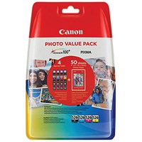 Canon CLI-526 Inkjet Cartridges (Pack of 4) 4540B017