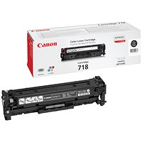 Canon 718VP Toner Cartridges Twin Pack Black (Pack of 2) 2662B005