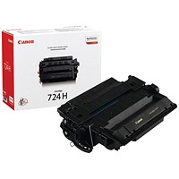 Canon 724H Toner Cartridge High Yield Black 3482B002
