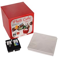 Canon Photo Cube, PG-560/CL-561 Ink and PP-201 5x5 Inch Glossy II Photo Paper
