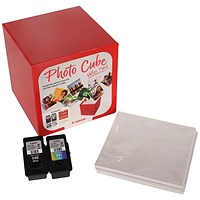 Canon Photo Cube, PG-540/CL-541 Ink Cartridges and 5x5inch Glossy II Photo Paper