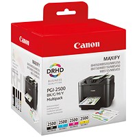 Canon PGI-2500 Ink Cartridges CMYK Multipack 9290B006