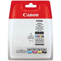 Canon CLI-581 Inkjet Cartridge Multipack CMYK 2103C007