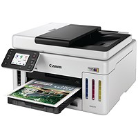 Canon Maxify GX6150 Wireless 3-in-1 Refillable MegaTank Colour Inkjet Printer, White