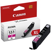 Canon CLI-551XL Magenta High Yield Inkjet Cartridge