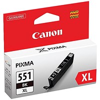 Canon CLI-551XL Black High Yield Inkjet Cartridge