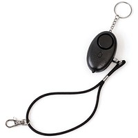 Shopworx Personal Attack Alarm 130dB Black