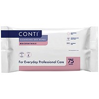 Conti Washcloth Maceratable Large 75 Wipes Pack of 16
