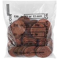 Cash Denominated Coin Bag, Pack of 5000