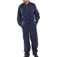 Beeswift Premium Boilersuit, Navy Blue, 42