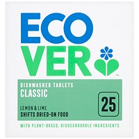 Ecover Dishwasher Tablets, Pack of 25