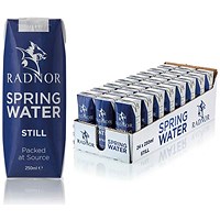 Radnor Hills Still Water, Tetra Pak Cartons, 250ml, Pack of 24