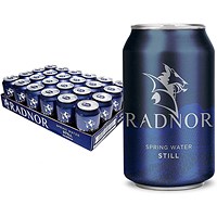 Radnor Spring Water Still 330ml Can (Pack of 24)