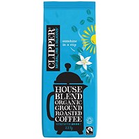 Clipper Fairtrade Organic Roast and Ground Decaffeinated Coffee, 227g Clipper Fairtrade Organic Roast and Ground Decaffeinated Coffee, 227g