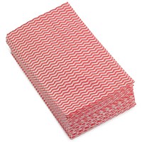 2Work All-Purpose Cloth 600x300mm Red (Pack of 50) 102840RD