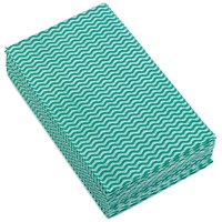 2Work All-Purpose Cloth 600x300mm Green (Pack of 50) 102840GN