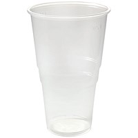 CE Marked Polypropylene Pint Tumbler, 568ml, Pack of 50