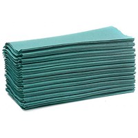 Maxima 1-Ply C-Fold Hand Towel, Green, Pack of 1380