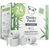 Cheeky Panda 3-Ply Toilet Tissue 200 sheets (Pack of 24) PFTOILT24